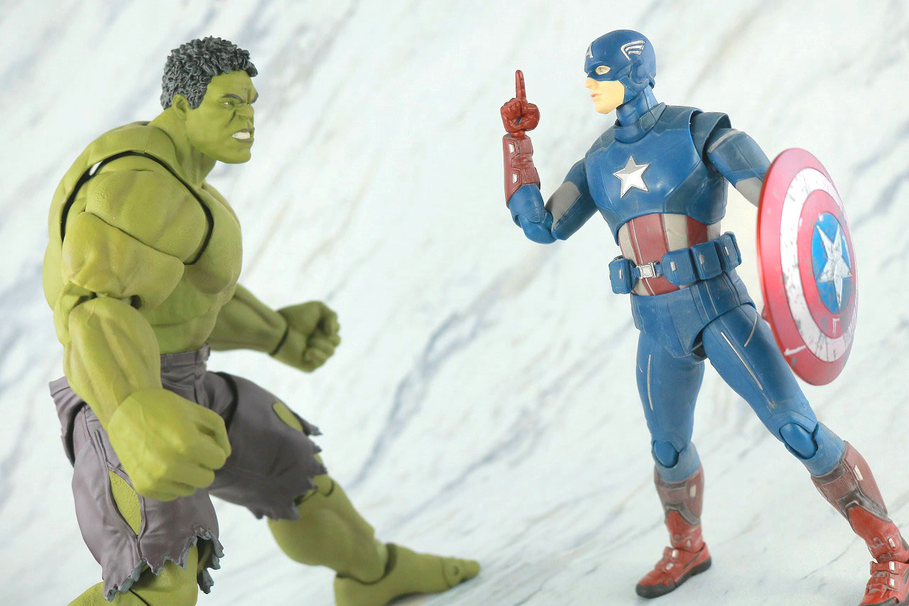 S.H.フィギュアーツ　ハルク　AVENGERS ASSEMBLE EDITION　レビュー　アクション