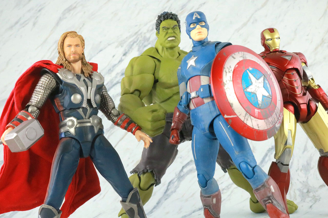 S.H.フィギュアーツ　ハルク　AVENGERS ASSEMBLE EDITION　レビュー　アクション