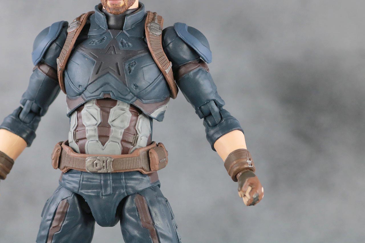 MAFEX　キャプテンアメリカ　アベンジャーズ　インフィニティウォー　レビュー　本体