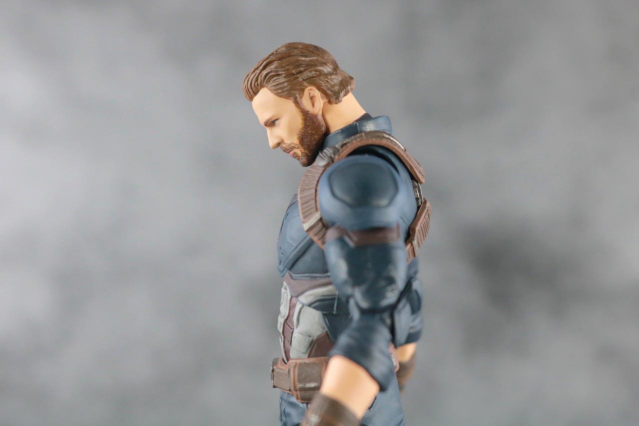 MAFEX　キャプテンアメリカ　アベンジャーズ　インフィニティウォー　レビュー　可動範囲