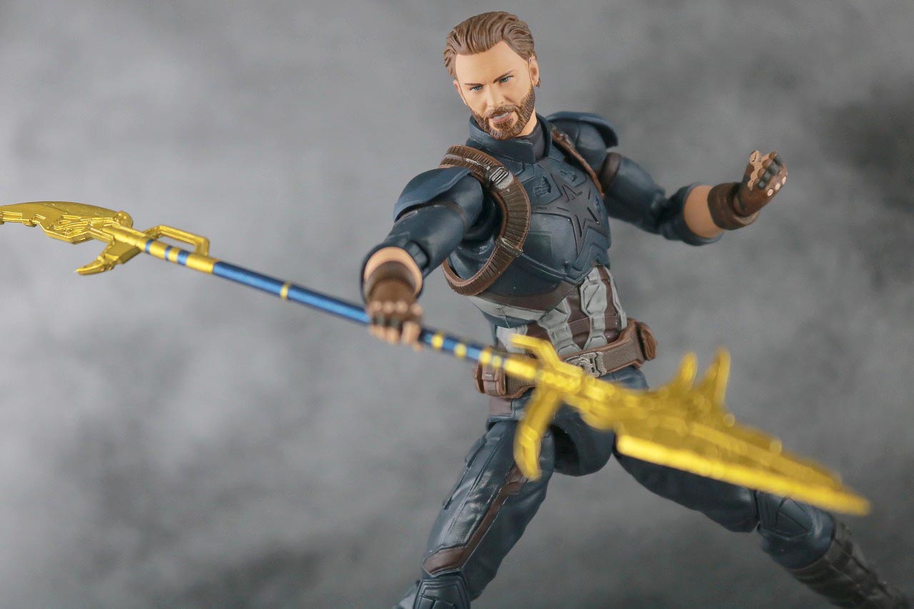 MAFEX　キャプテンアメリカ　アベンジャーズ　インフィニティウォー　レビュー　アクション