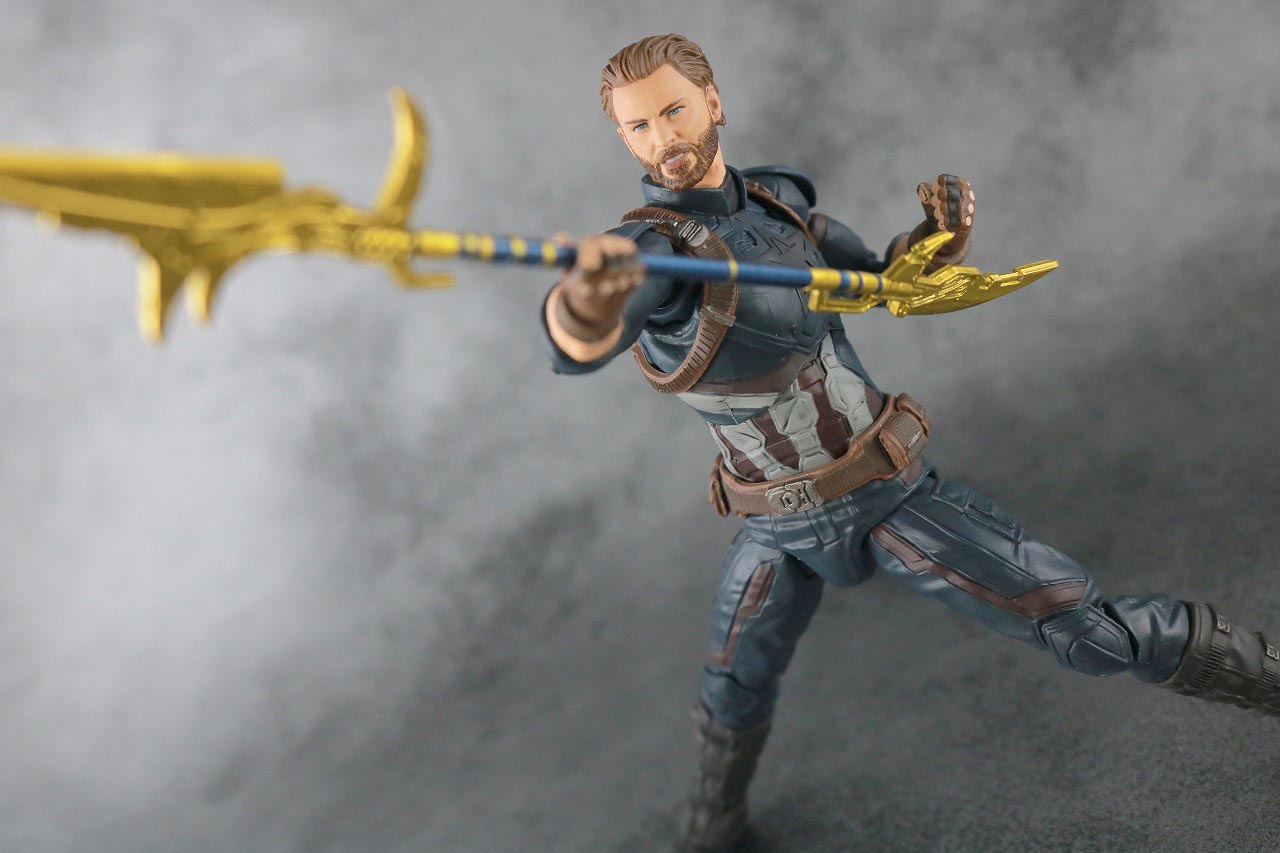 MAFEX　キャプテンアメリカ　アベンジャーズ　インフィニティウォー　レビュー　アクション