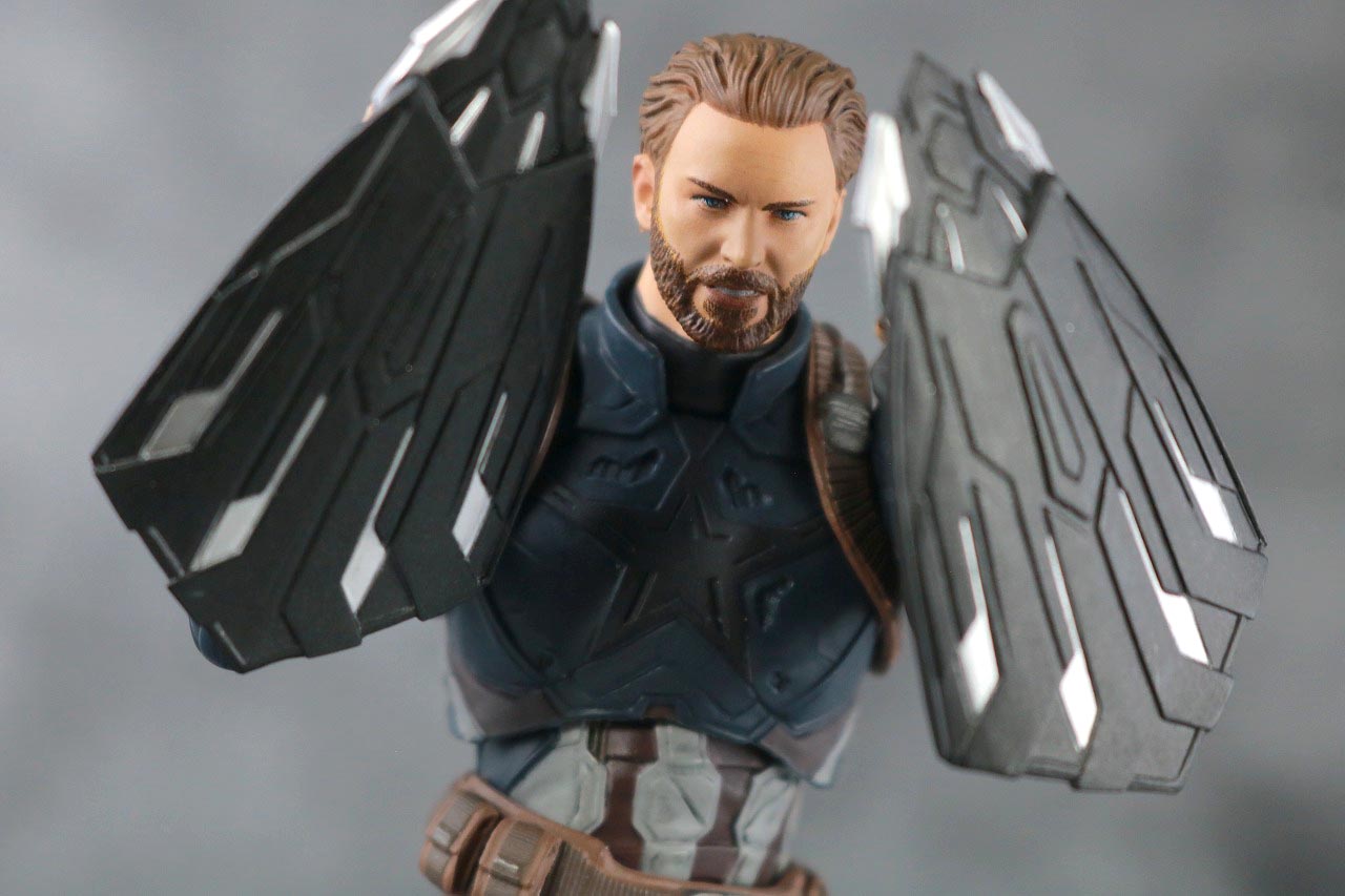 MAFEX　キャプテンアメリカ　アベンジャーズ　インフィニティウォー　レビュー　アクション