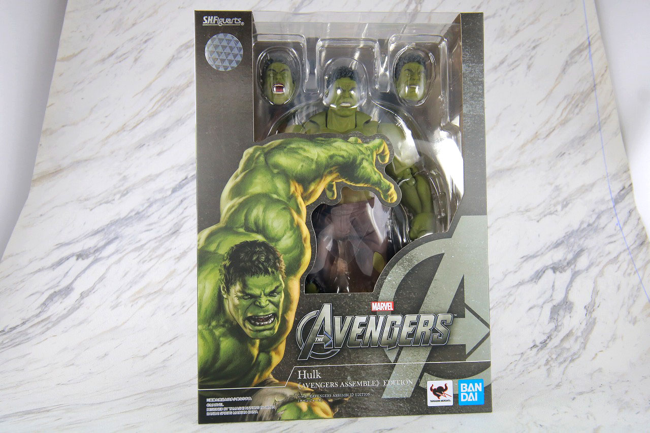 S.H.フィギュアーツ　ハルク　AVENGERS ASSEMBLE EDITION　レビュー　パッケージ