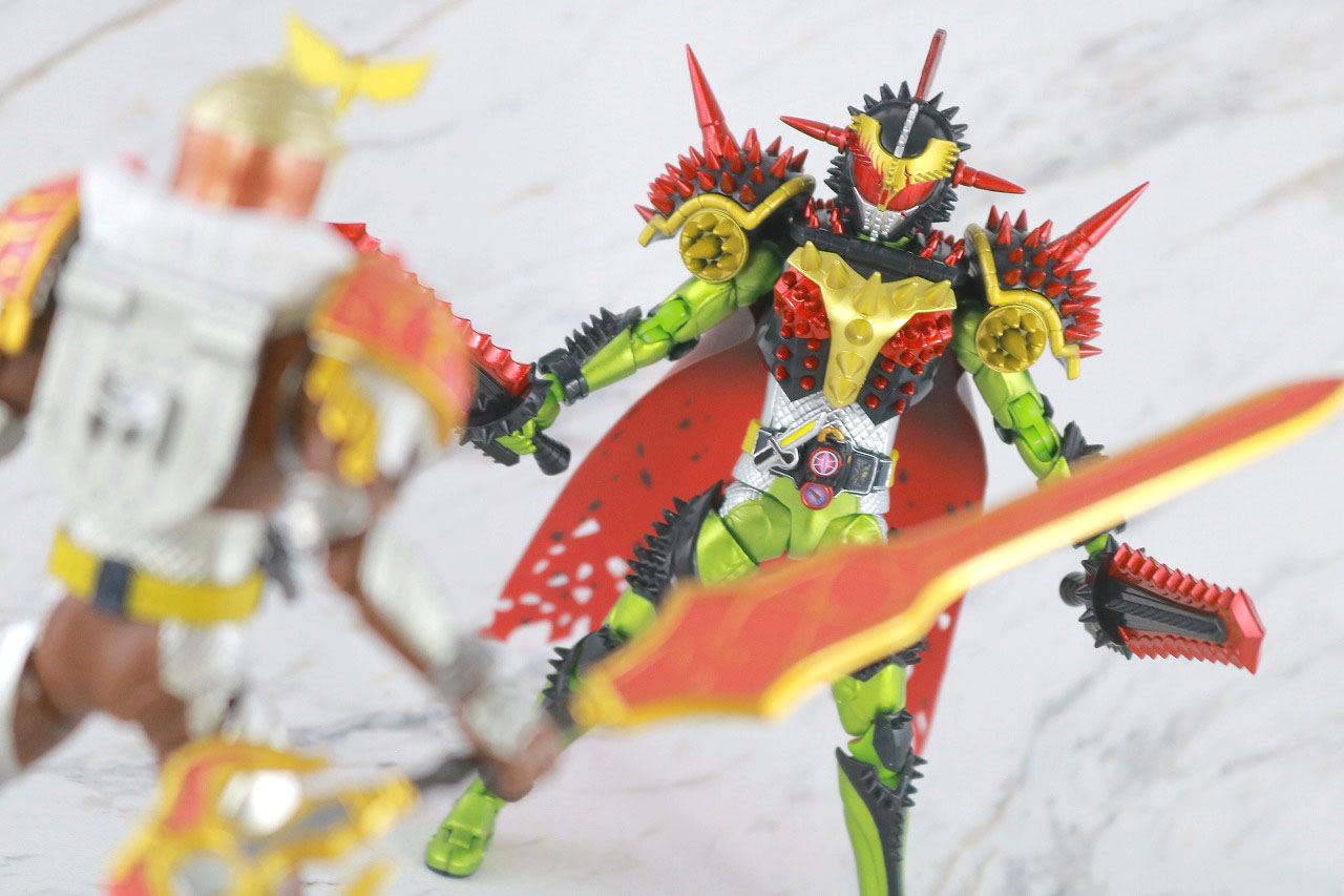 S.H.フィギュアーツ　仮面ライダーブラーボ　キングドリアンアームズ　レビュー　アクション　グリドン　ライチアームズ