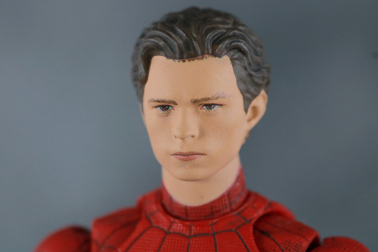 MAFEX　スパイダーマン　ステルス・スーツ　レビュー　付属品　ピーター・パーカー　ヘッド