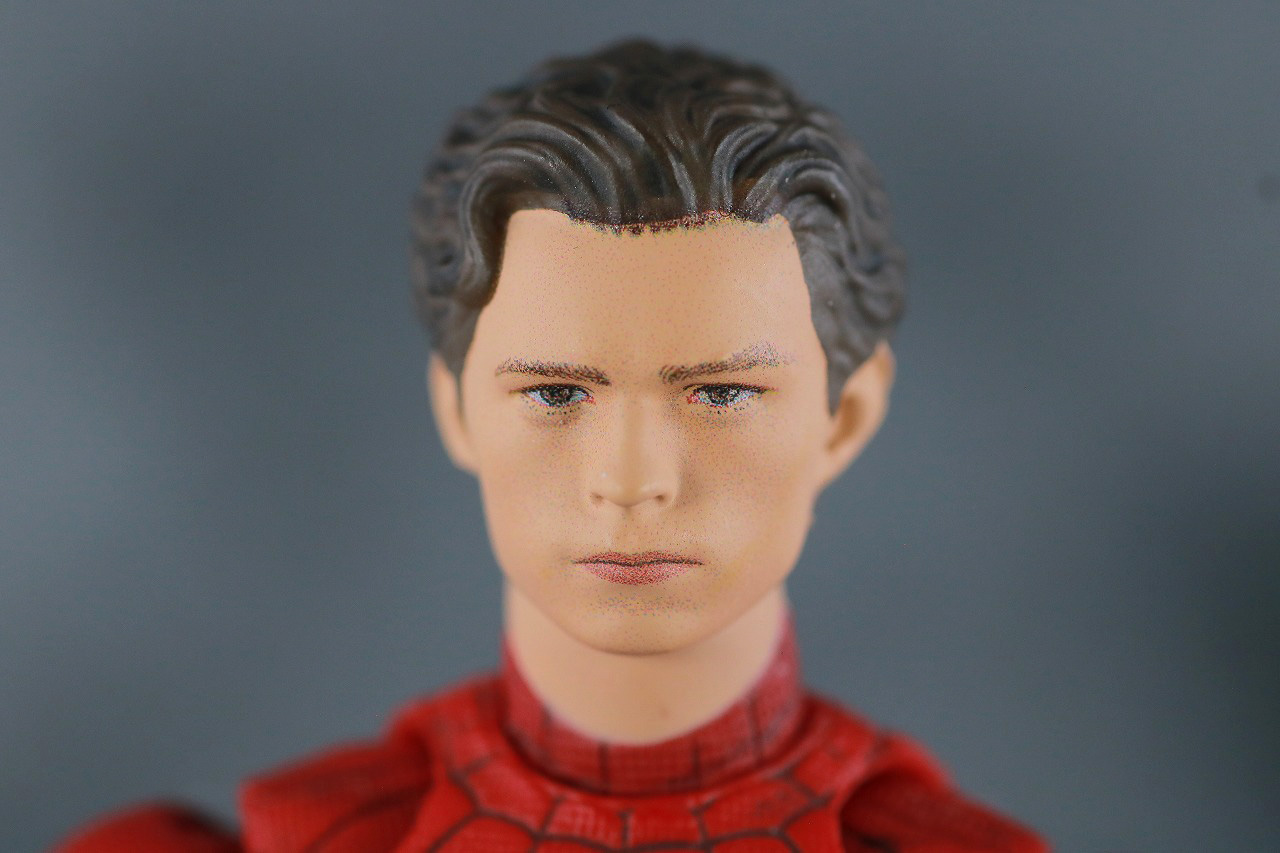 MAFEX　スパイダーマン　ステルス・スーツ　レビュー　付属品　ピーター・パーカー　ヘッド