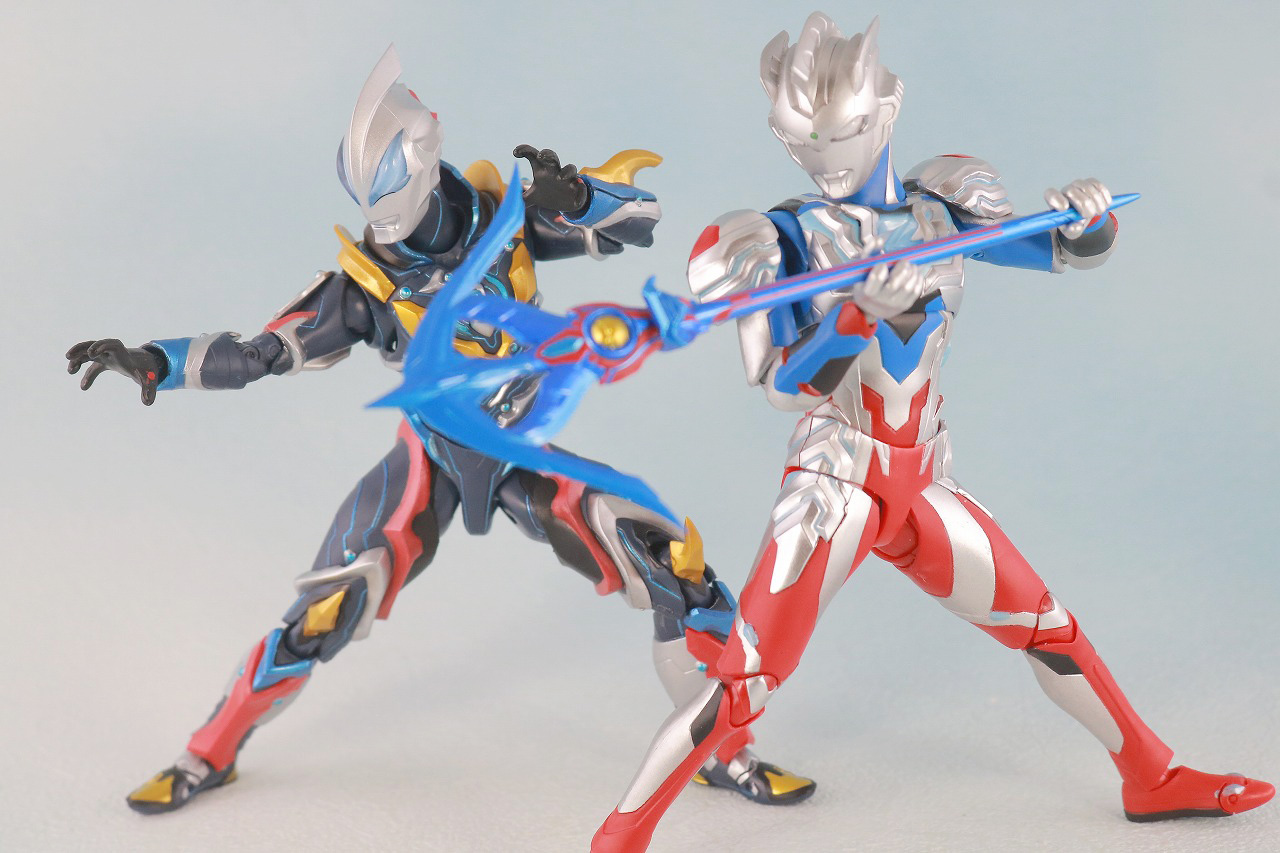 S.H.フィギュアーツ　ウルトラマンジード　ギャラクシーライジング　レビュー　ウルトラマンゼット　アルファエッジ　ゼットランスアロー　アクション