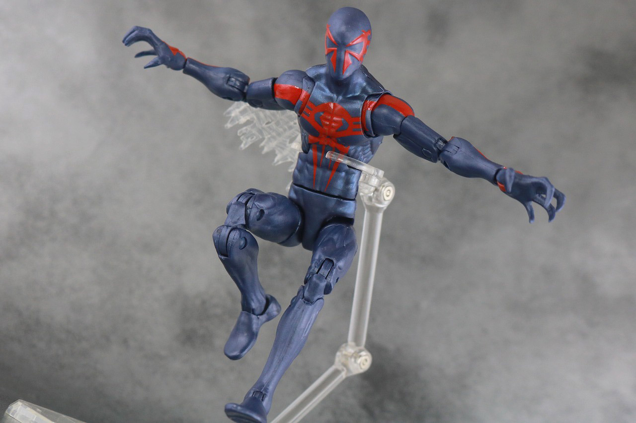 マーベルレジェンド　スパイダーマン2099　レトロパッケージ　レビュー　アクション