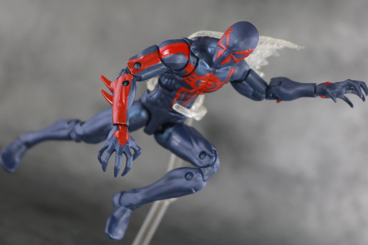 マーベルレジェンド　スパイダーマン2099　レトロパッケージ　レビュー　アクション