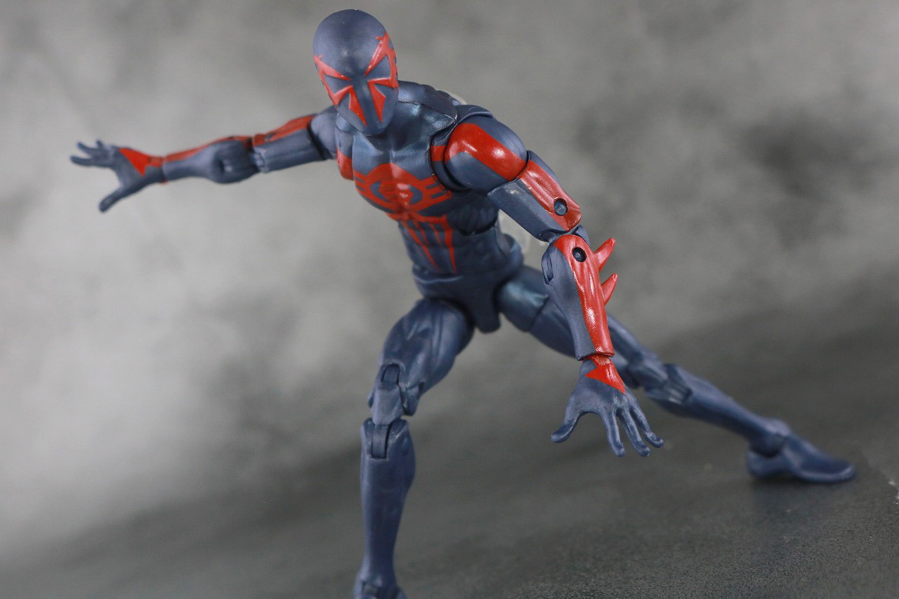 マーベルレジェンド　スパイダーマン2099　レトロパッケージ　レビュー　アクション