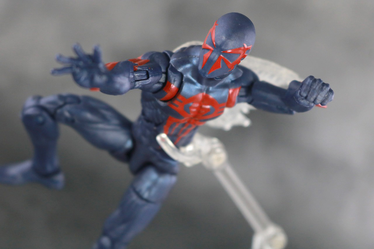 マーベルレジェンド　スパイダーマン2099　レトロパッケージ　レビュー　アクション