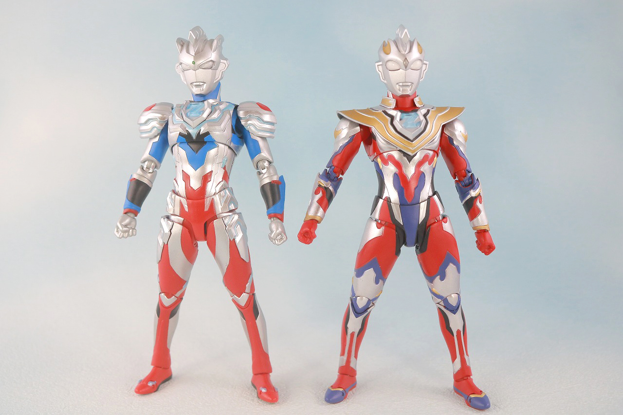 S.H.フィギュアーツ　ウルトラマンゼット　ガンマフューチャー　レビュー　本体 アルファエッジ　比較