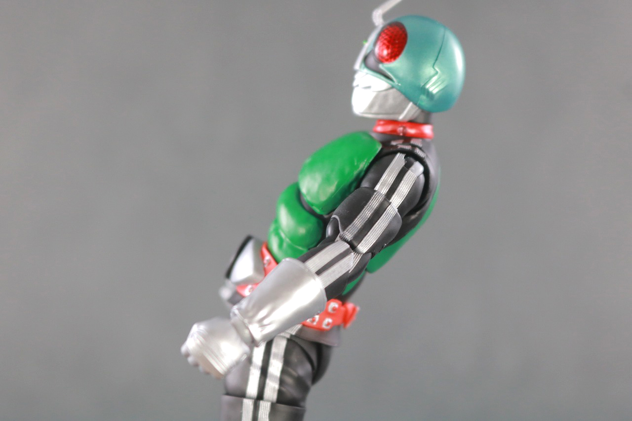 S.H.フィギュアーツ　仮面ライダー新1号 50th Anniversary Ver.　真骨彫製法　レビュー　可動範囲