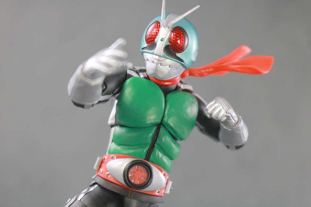 S.H.フィギュアーツ　仮面ライダー新1号 50th Anniversary Ver.　真骨彫製法　レビュー　アクション