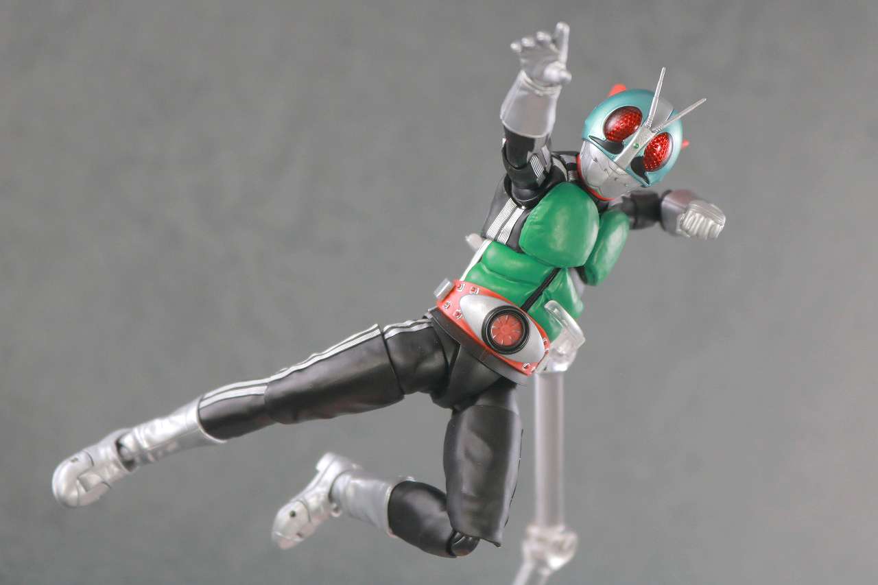 S.H.フィギュアーツ　仮面ライダー新1号 50th Anniversary Ver.　真骨彫製法　レビュー　アクション