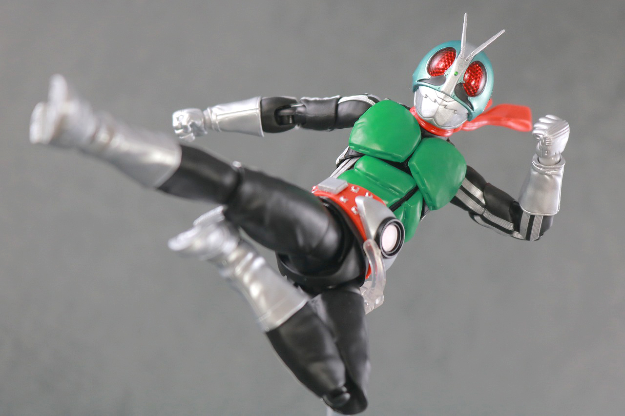 S.H.フィギュアーツ　仮面ライダー新1号 50th Anniversary Ver.　真骨彫製法　レビュー　アクション