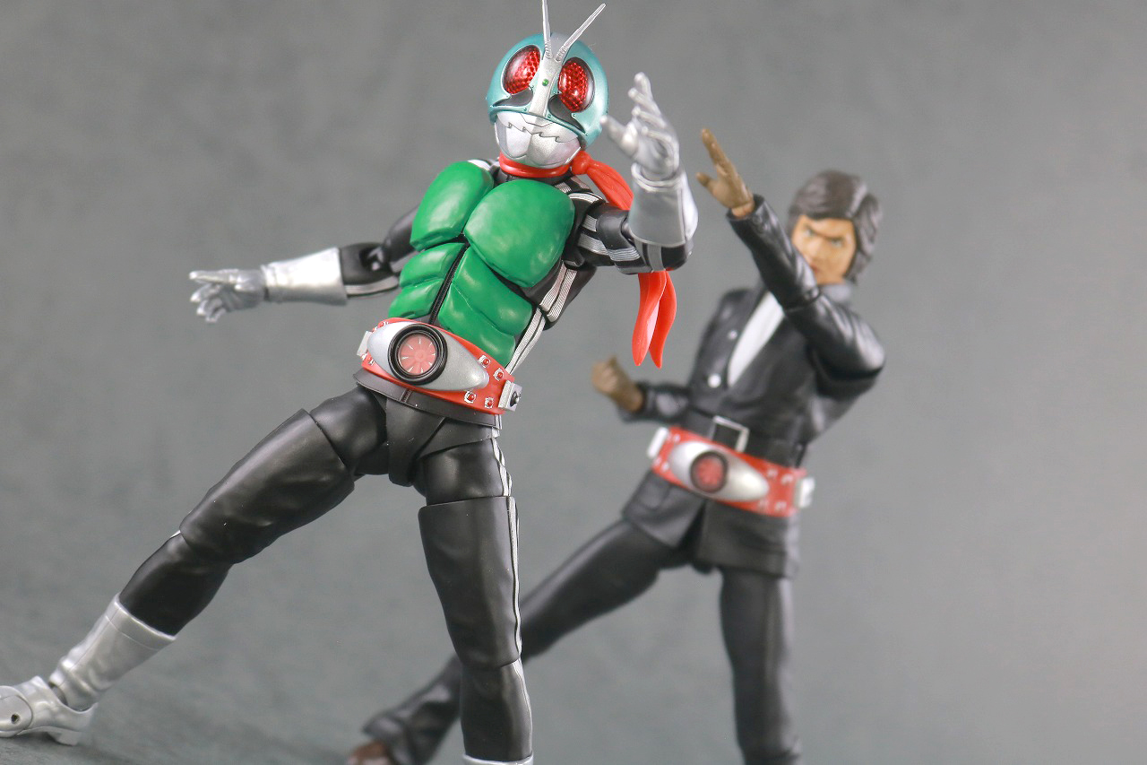 S.H.フィギュアーツ　仮面ライダー新1号 50th Anniversary Ver.　真骨彫製法　レビュー　アクション　本郷猛