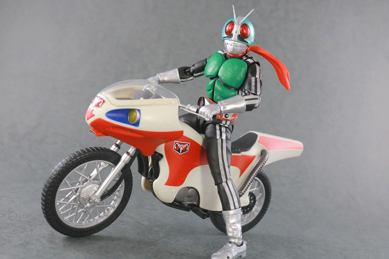 S.H.フィギュアーツ　仮面ライダー新1号 50th Anniversary Ver.　真骨彫製法　レビュー　アクション　新サイクロン号