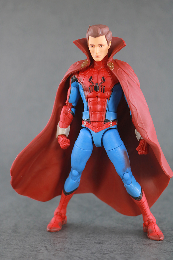 マーベルレジェンド　ゾンビ・ハンター・スパイディ　スパイダーマン　レビュー　付属品　マント