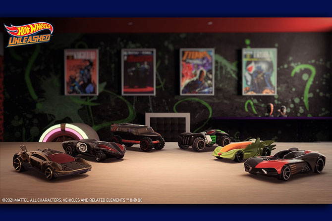 レーシングゲーム『Hot Wheels Unleashed™』 DCヴィランズ＆バットマンコラボが11月＆12月DLCに登場！