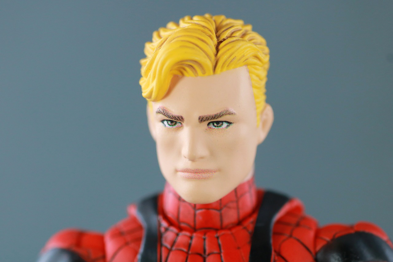 MAFEX　スパイダーマン　ベン・ライリー　レビュー　付属品　素顔ヘッド