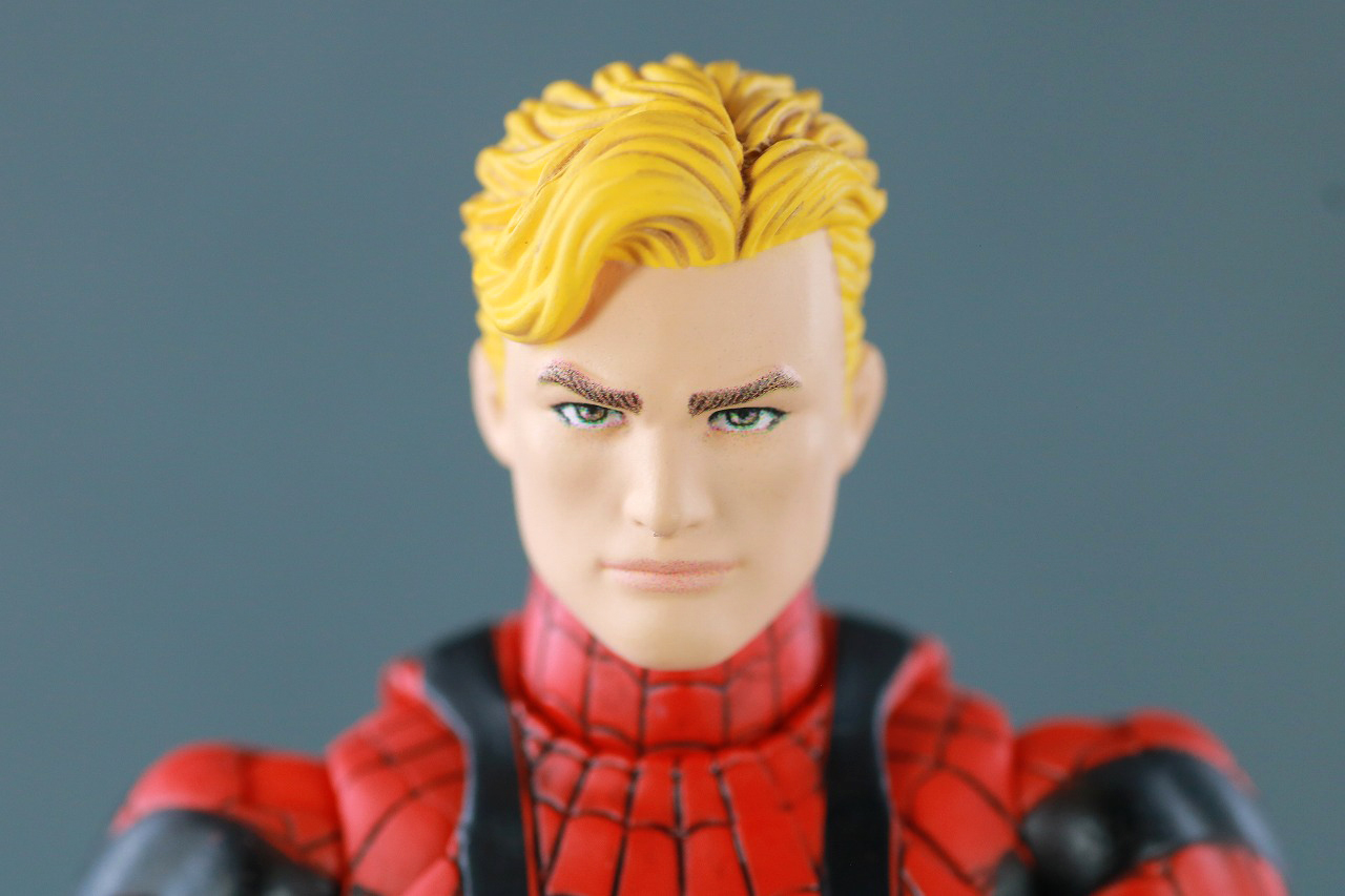 MAFEX　スパイダーマン　ベン・ライリー　レビュー　付属品　素顔ヘッド