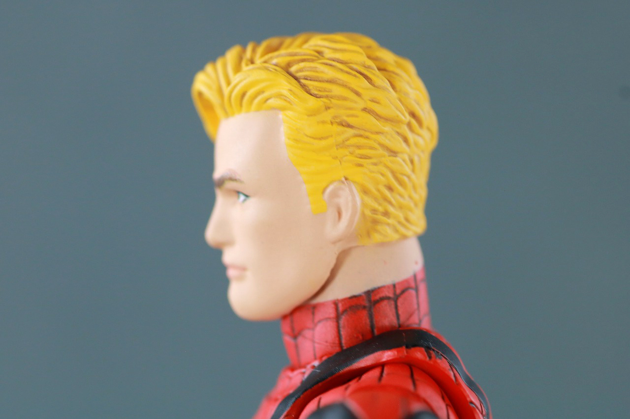 MAFEX　スパイダーマン　ベン・ライリー　レビュー　付属品　素顔ヘッド