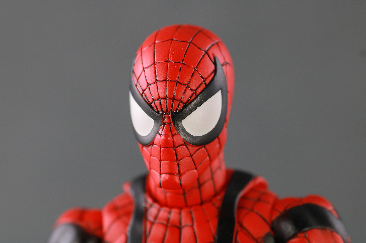 MAFEX　スパイダーマン　ベン・ライリー　レビュー　付属品　差し替えヘッド