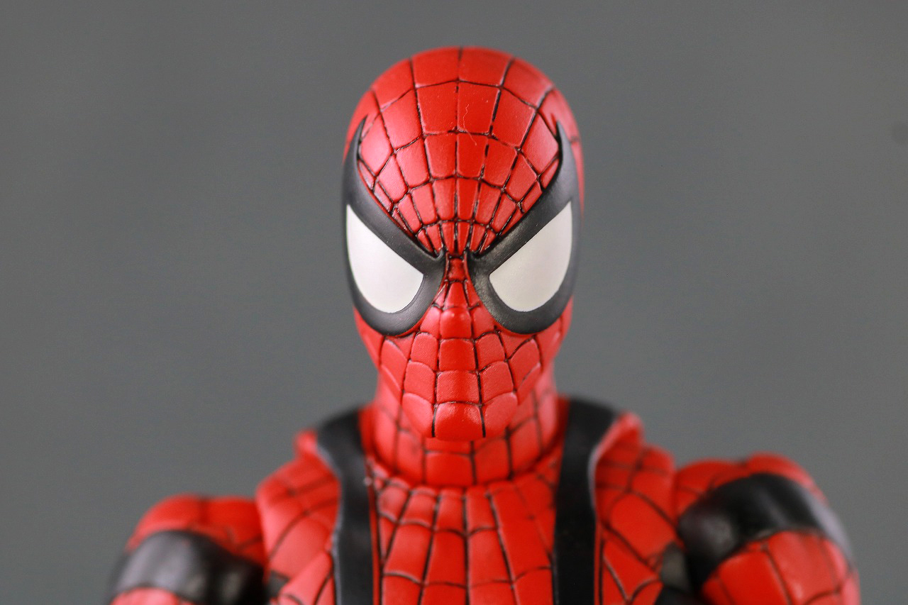 MAFEX　スパイダーマン　ベン・ライリー　レビュー　付属品　差し替えヘッド