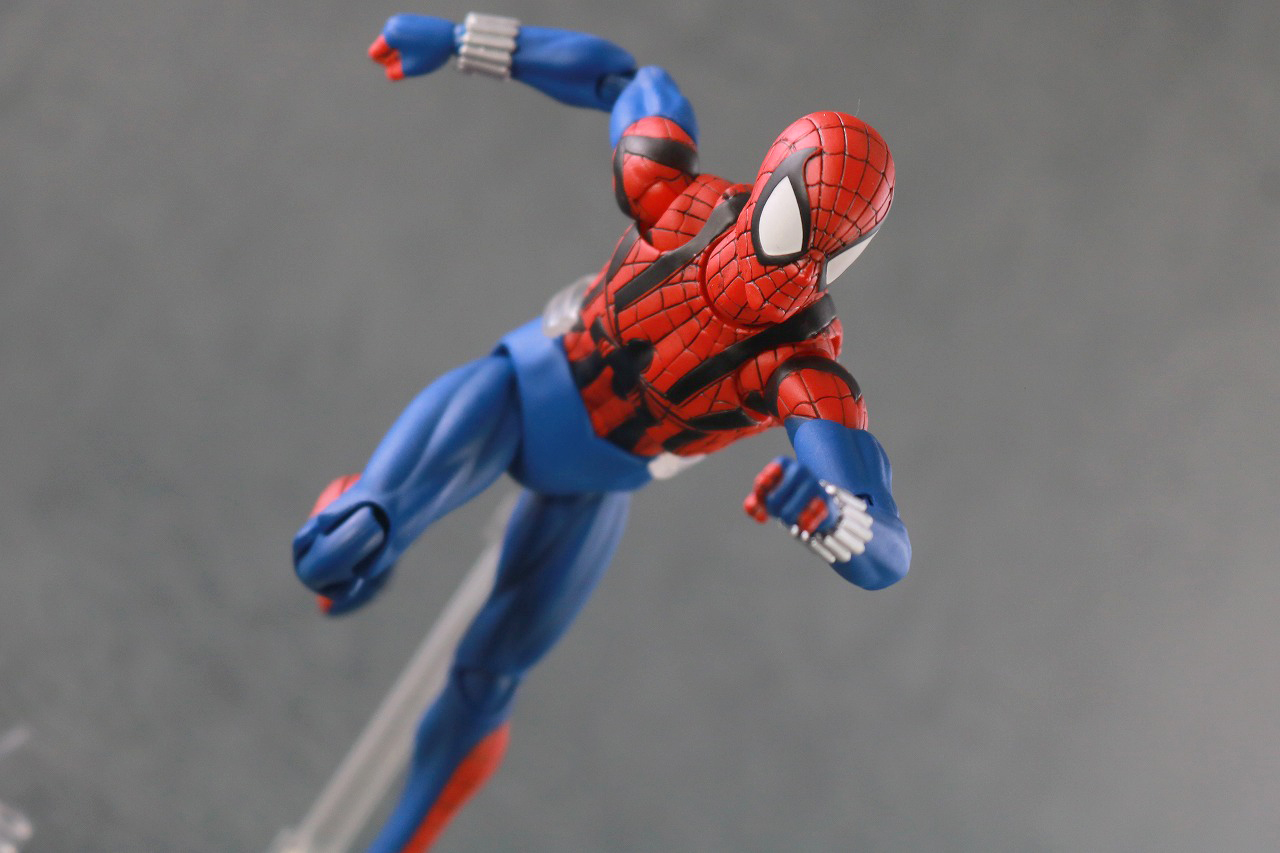 MAFEX　スパイダーマン　ベン・ライリー　レビュー　アクション