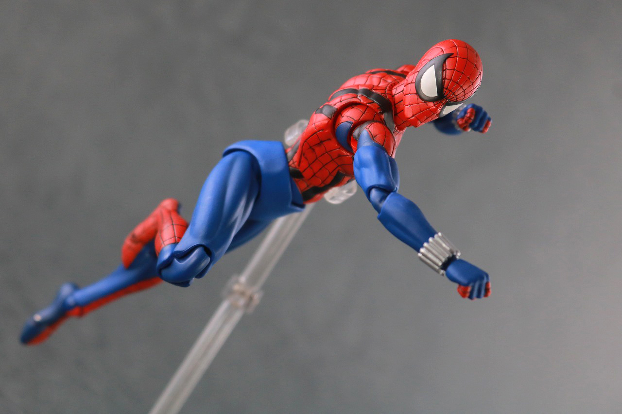 MAFEX　スパイダーマン　ベン・ライリー　レビュー　アクション