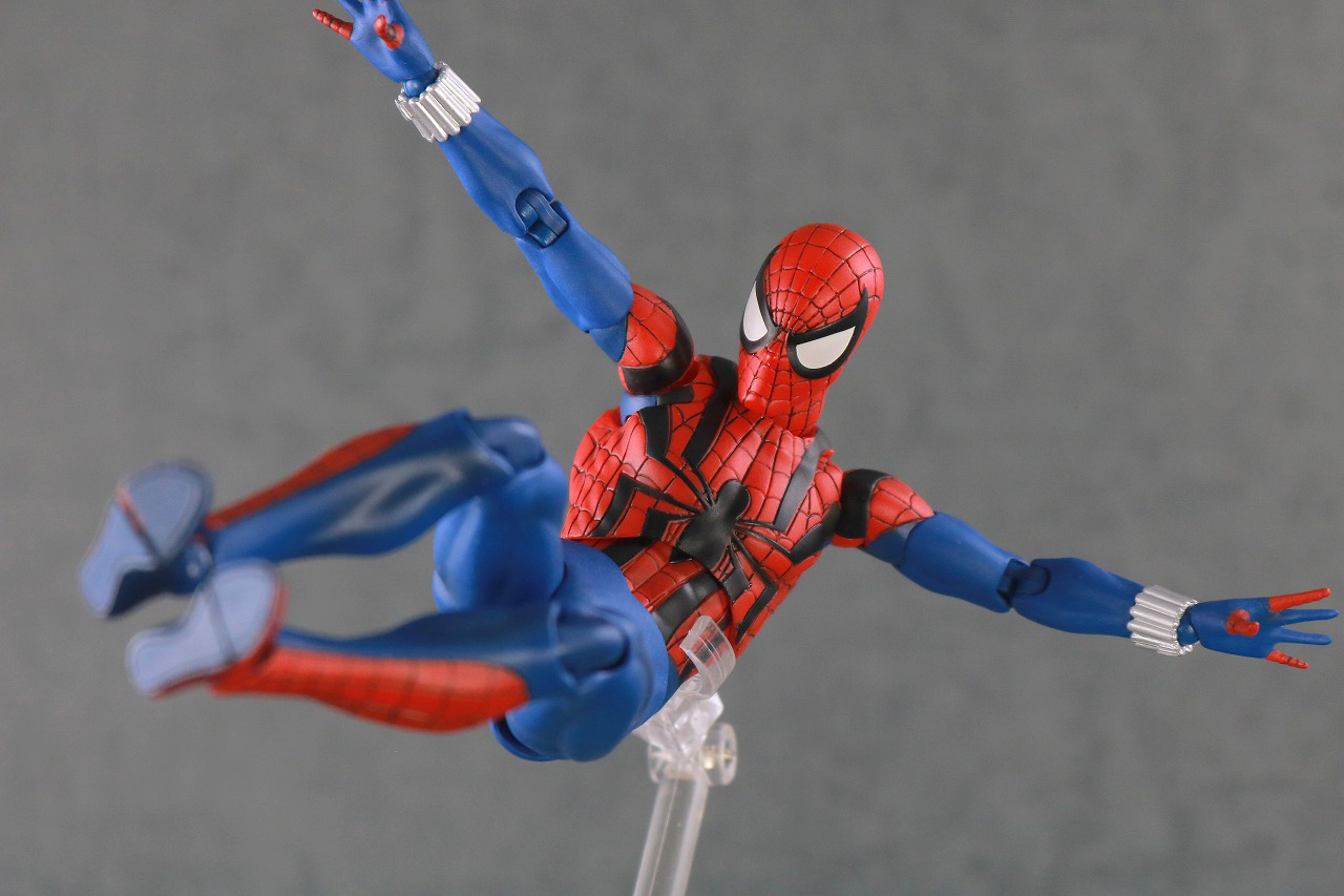 MAFEX　スパイダーマン　ベン・ライリー　レビュー　アクション