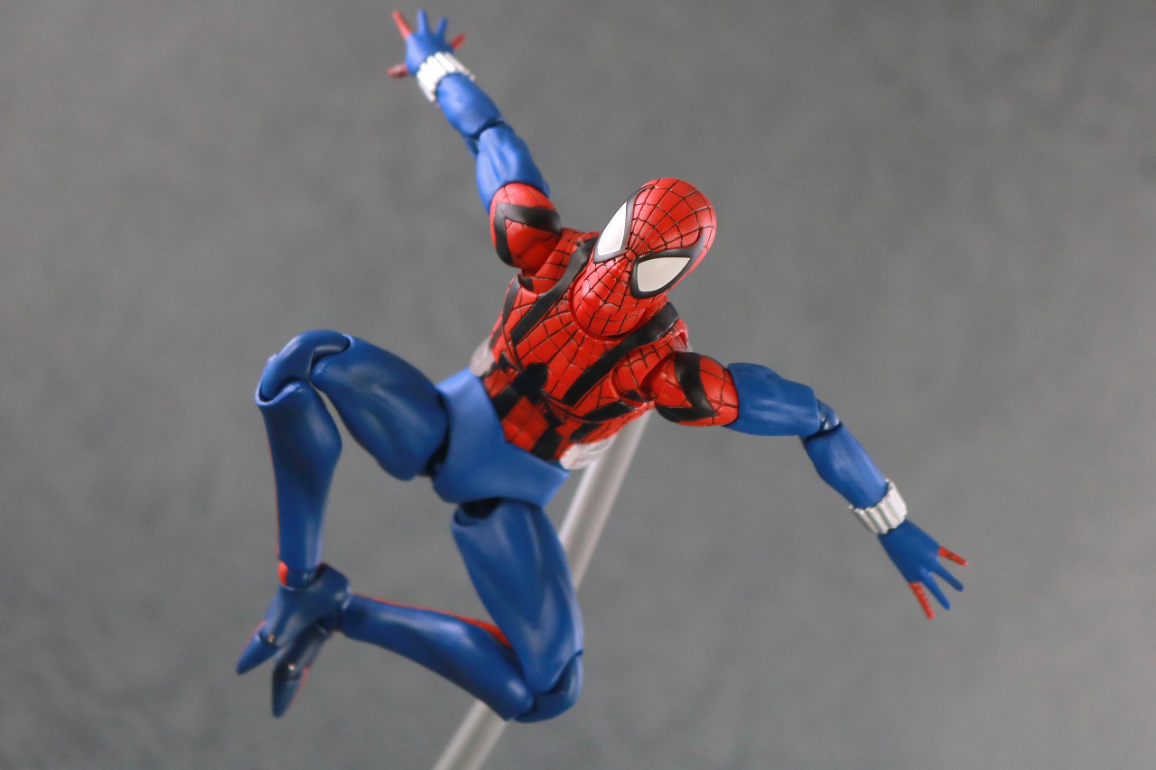 MAFEX　スパイダーマン　ベン・ライリー　レビュー　アクション