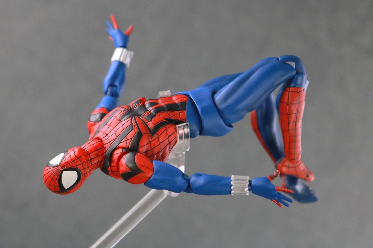 MAFEX　スパイダーマン　ベン・ライリー　レビュー　アクション