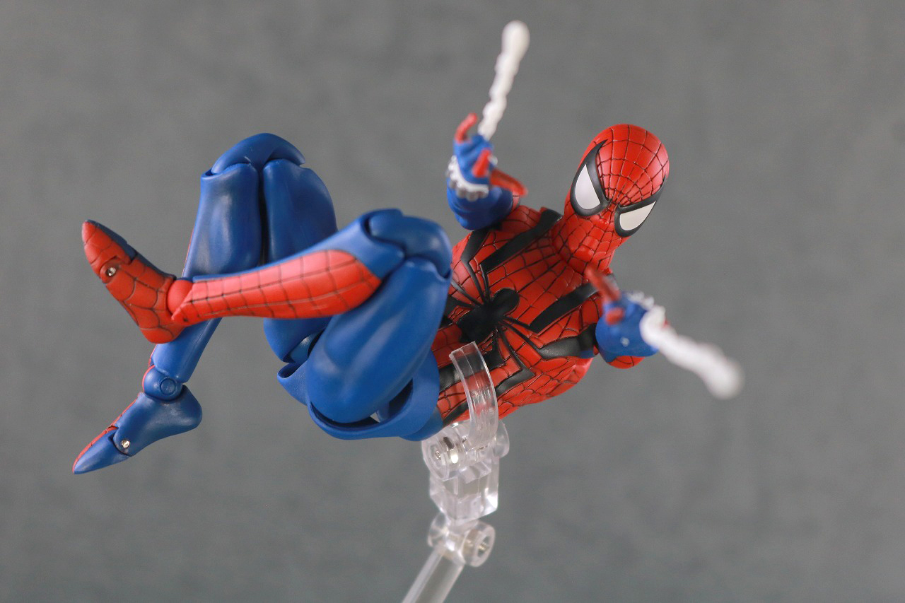 MAFEX　スパイダーマン　ベン・ライリー　レビュー　アクション