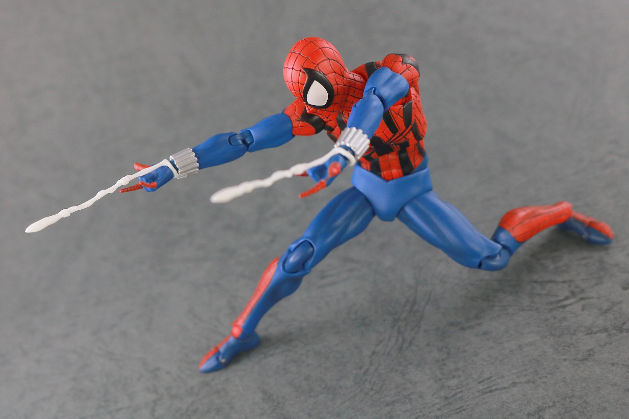 MAFEX　スパイダーマン　ベン・ライリー　レビュー　アクション