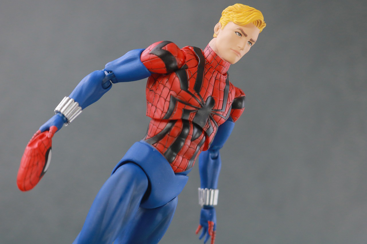 MAFEX　スパイダーマン　ベン・ライリー　レビュー　アクション