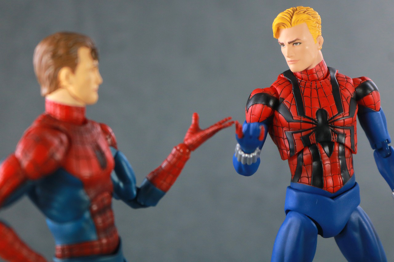 MAFEX　スパイダーマン　ベン・ライリー　レビュー　アクション