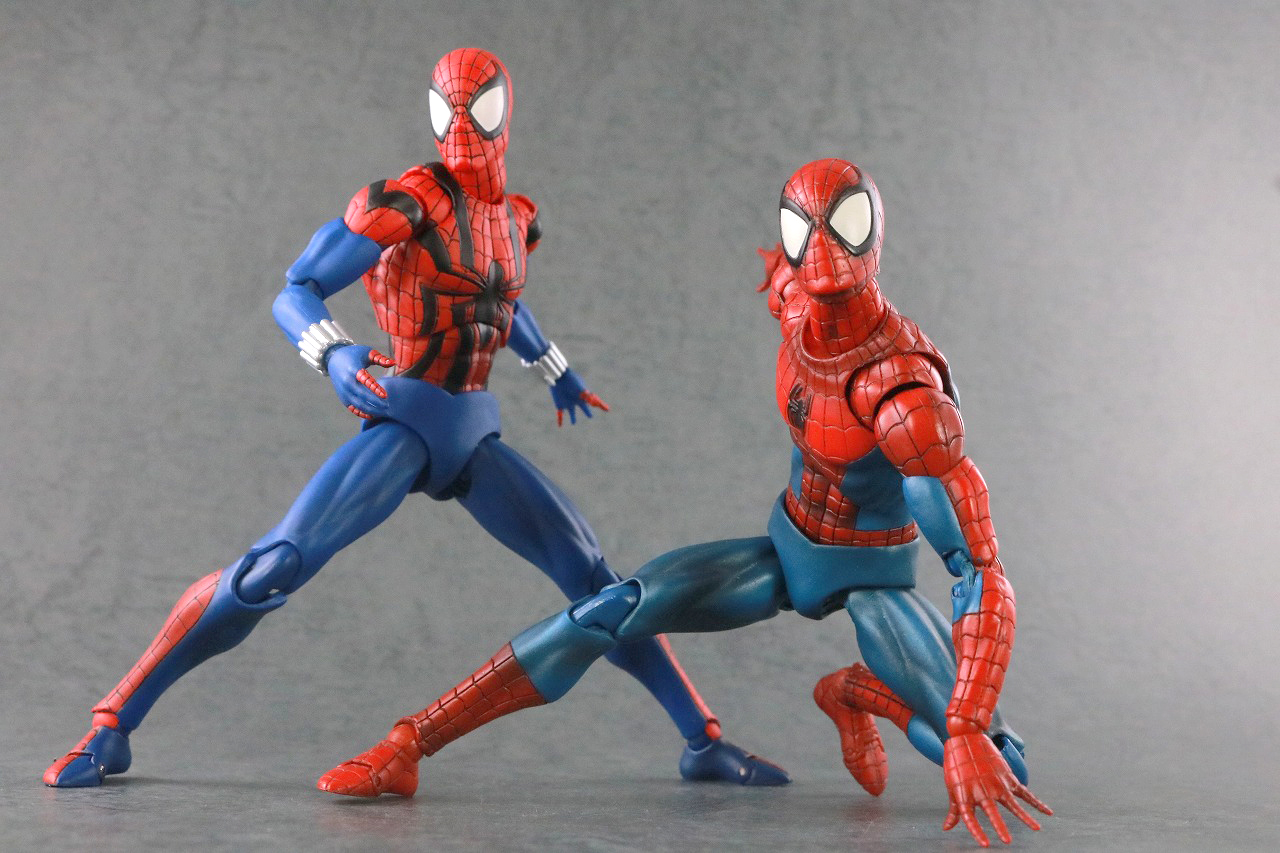 MAFEX　スパイダーマン　ベン・ライリー　レビュー　アクション