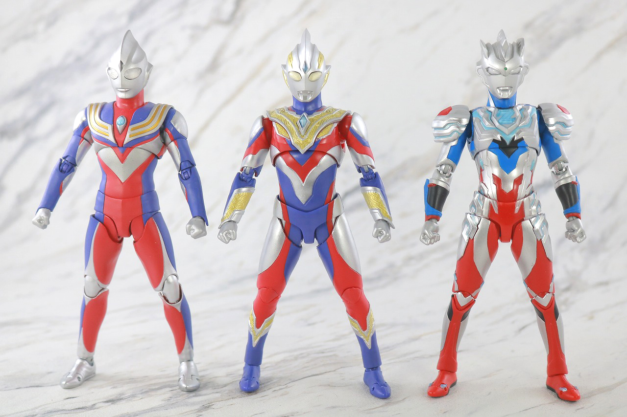 S.H.フィギュアーツ　ウルトラマントリガー マルチタイプ　レビュー　本体　真骨彫製法ウルトラマンティガ　ウルトラマンゼット　アルファエッジ