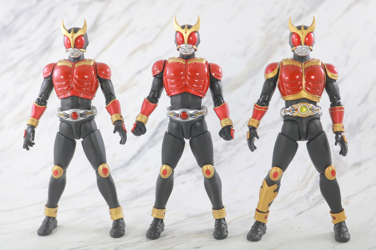 S.H.フィギュアーツ　仮面ライダークウガ マイティフォーム 真骨彫製法 50th Anniversary Ver.　レビュー　本体　ライジングマイティ　比較