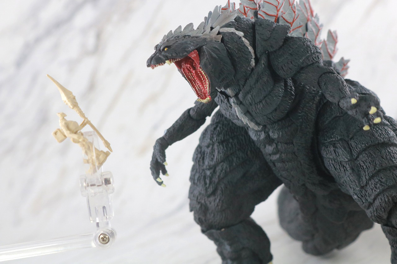 S.H.モンスターアーツ　ゴジラ　ウルティマ　レビュー　アクション