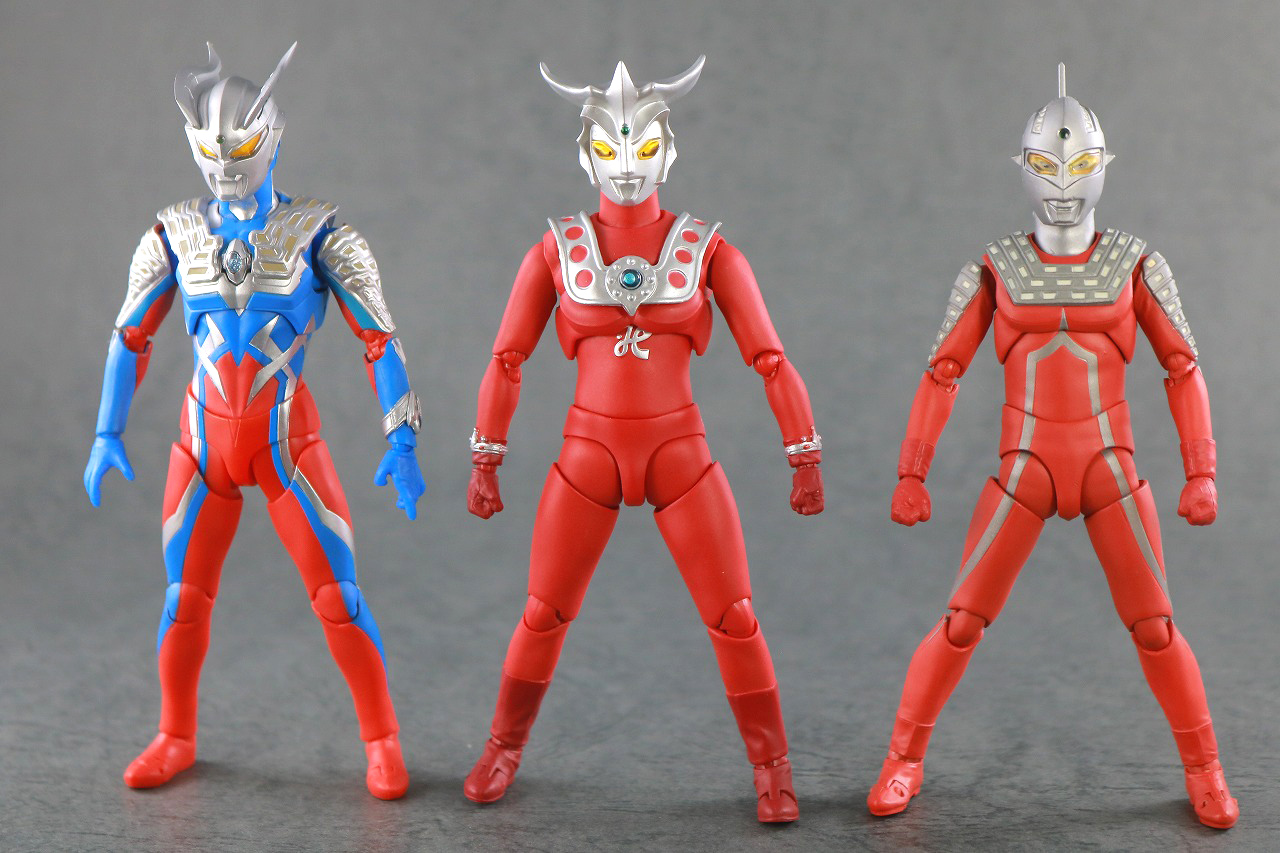 S.H.フィギュアーツ　ウルトラマンレオ　レビュー　本体　ウルトラマンゼロ　ウルトラセブン　比較