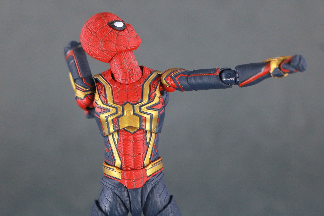 S.H.フィギュアーツ　スパイダーマン インテグレーテッドスーツ　レビュー　可動範囲