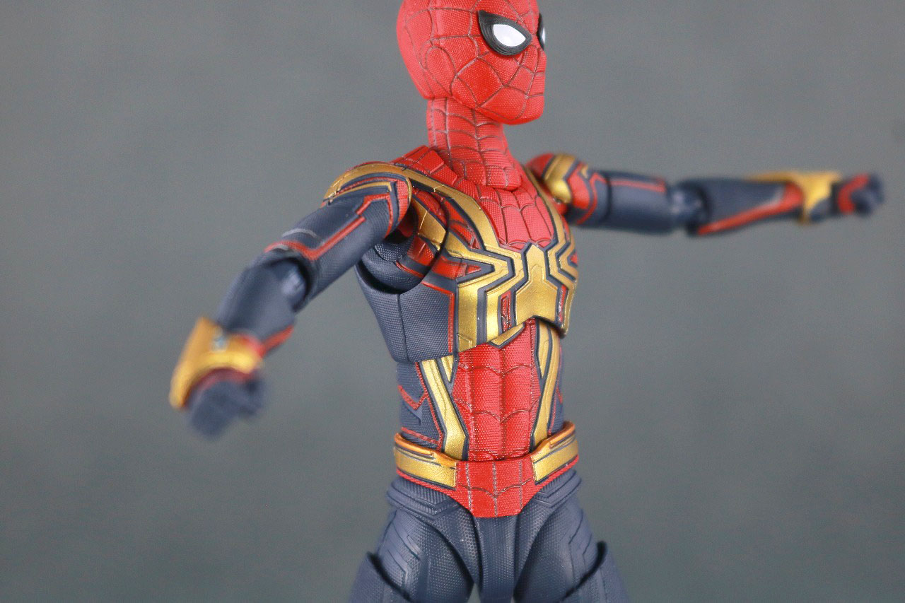 S.H.フィギュアーツ　スパイダーマン インテグレーテッドスーツ　レビュー　可動範囲