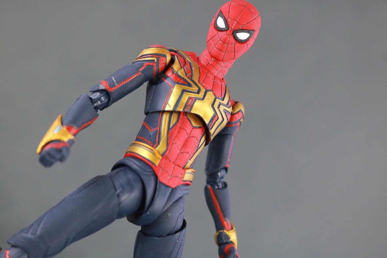 S.H.フィギュアーツ　スパイダーマン インテグレーテッドスーツ　レビュー　アクション