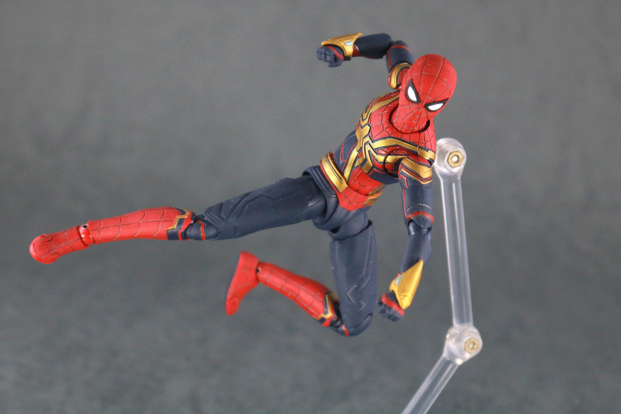 S.H.フィギュアーツ　スパイダーマン インテグレーテッドスーツ　レビュー　アクション