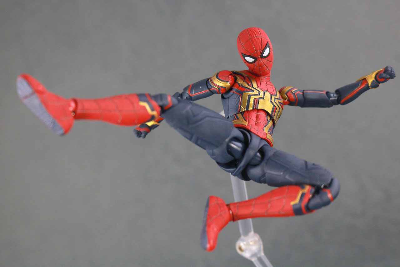 S.H.フィギュアーツ　スパイダーマン インテグレーテッドスーツ　レビュー　アクション