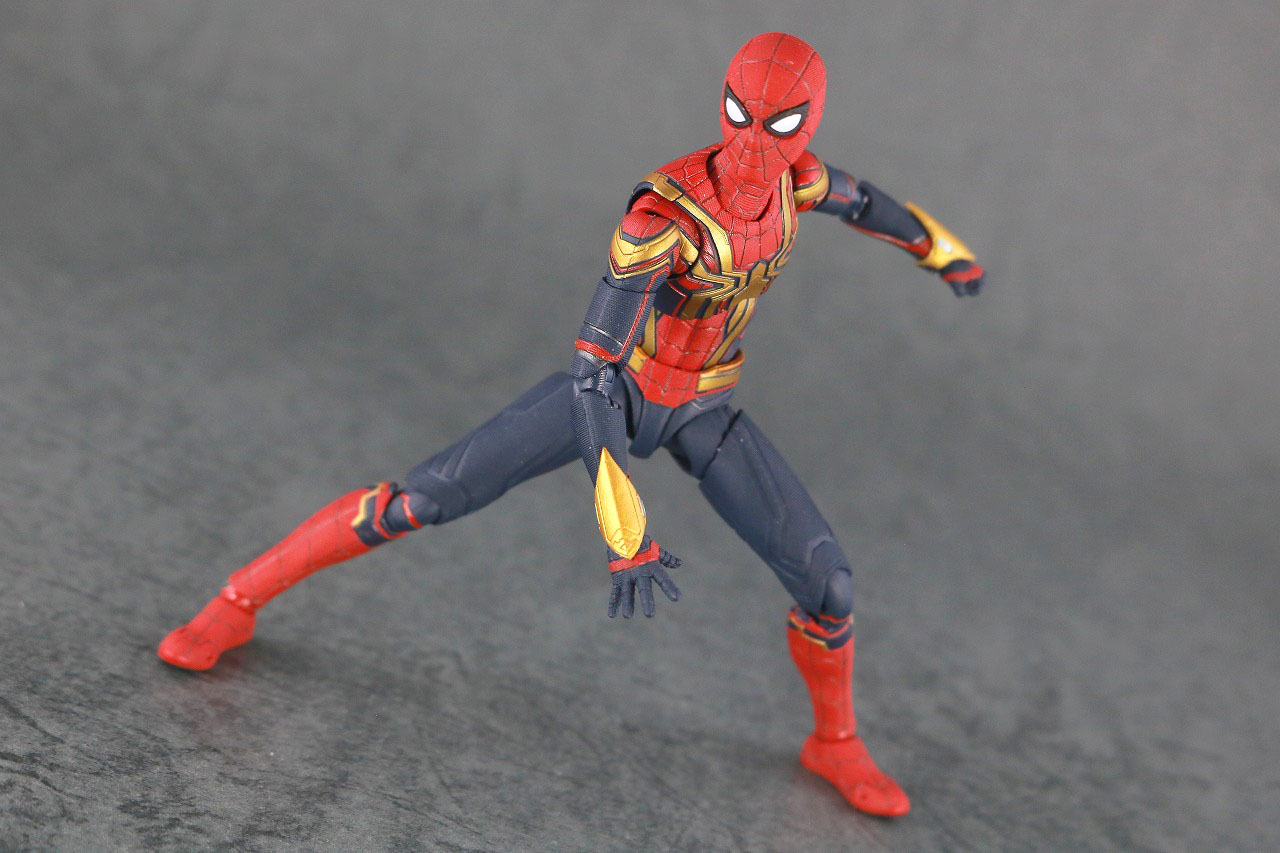 S.H.フィギュアーツ　スパイダーマン インテグレーテッドスーツ　レビュー　アクション